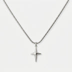 Men's Decorative Four-Point Star Necklace