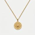 Men's Compass Pendant Necklace