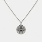 Men's Compass Pendant Necklace