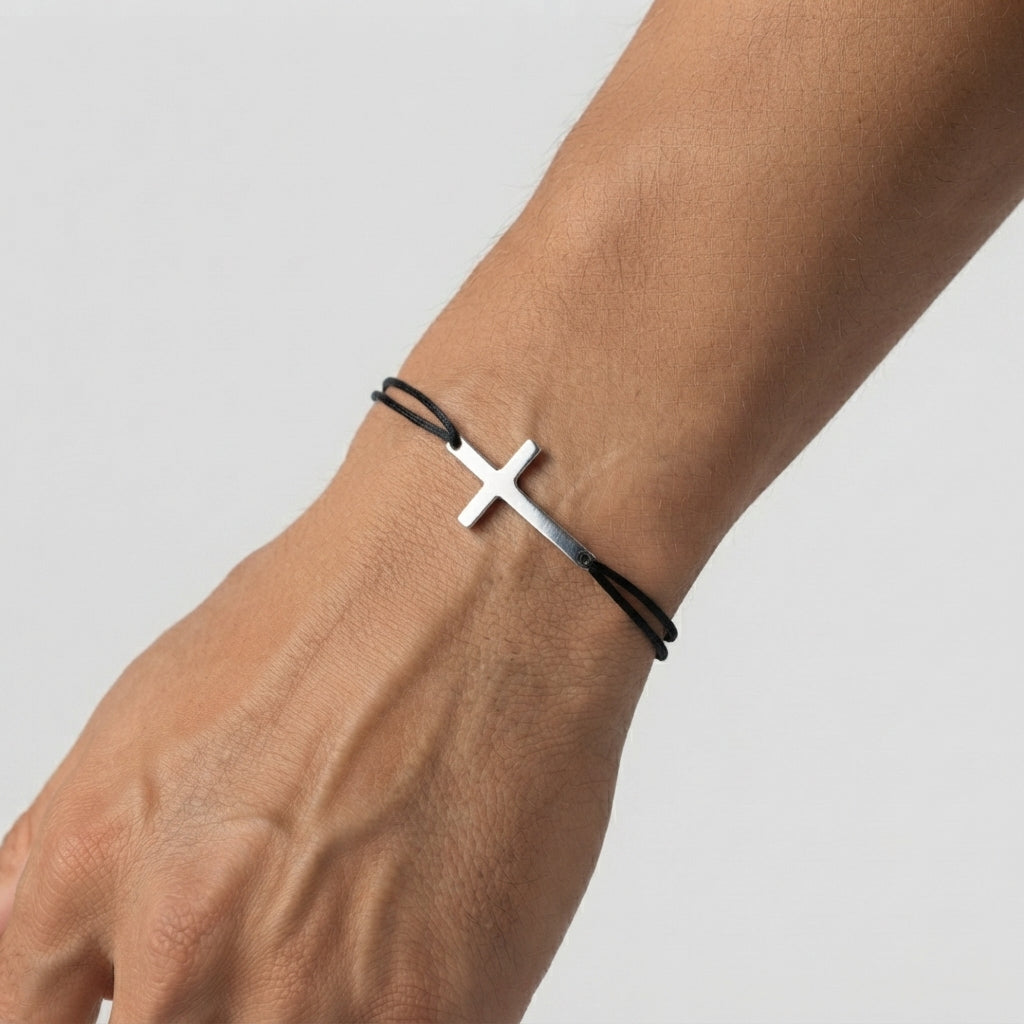Men's Cross Bracelet