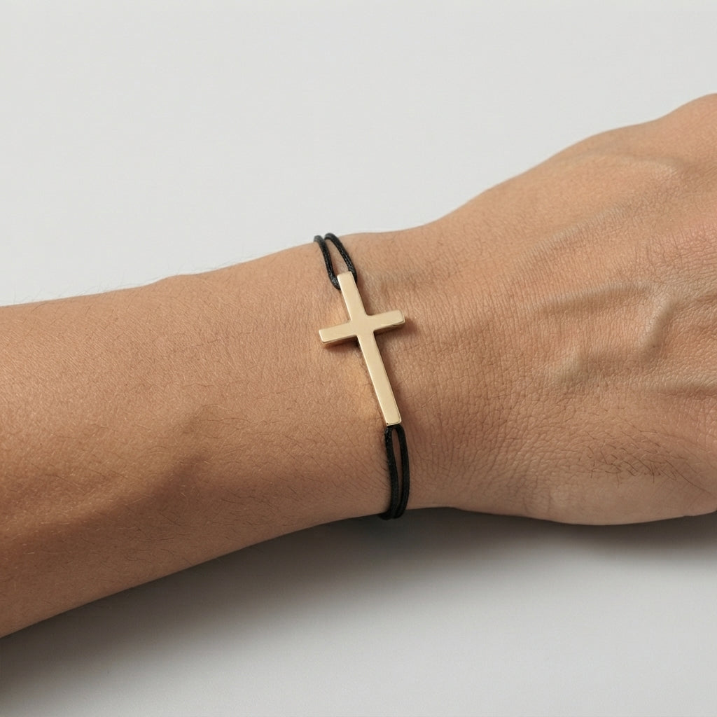 Men's Cross Bracelet