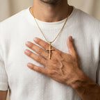 Men's Cross Pendant Necklace