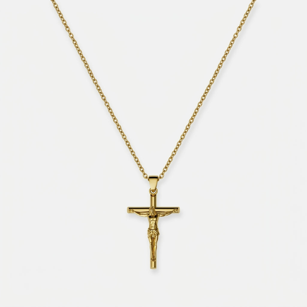 Men's Crucifix Pendant Necklace