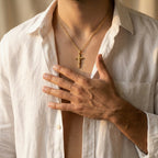 Men's Crucifix Pendant Necklace