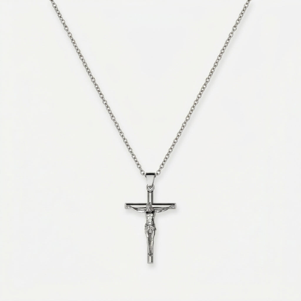 Men's Crucifix Pendant Necklace
