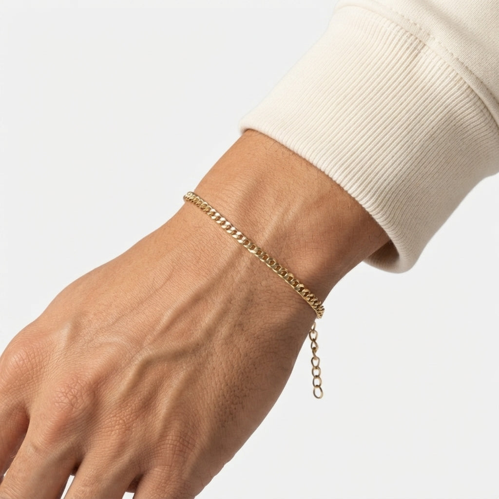 Men's Curb Chain Bracelet
