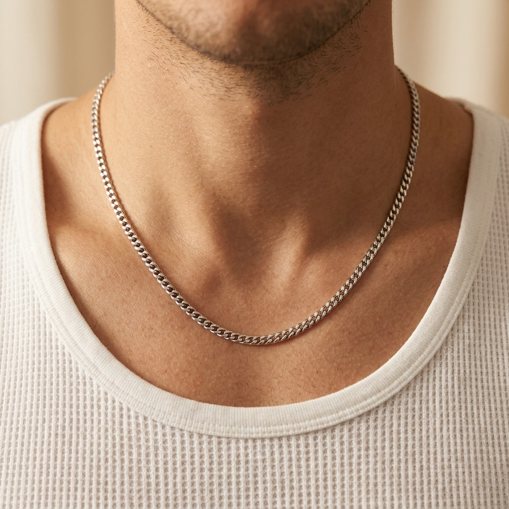 Men's Curb Link Chain Necklace
