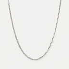Men's Faceted Bar Necklace