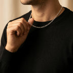 Men's Figaro Link Chain Necklace