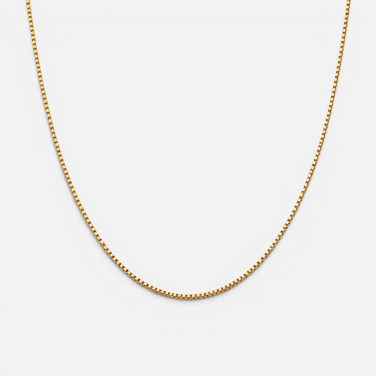 Men's Fine Box Chain Necklace