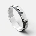 Men's Landscape Engraved Ring