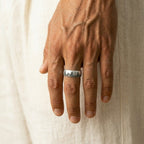 Men's Landscape Engraved Ring
