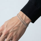 Men's Layered Chain Bracelet