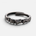 Men's Ribbed Band Ring