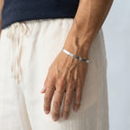Men's Ribbed Chain Bracelet