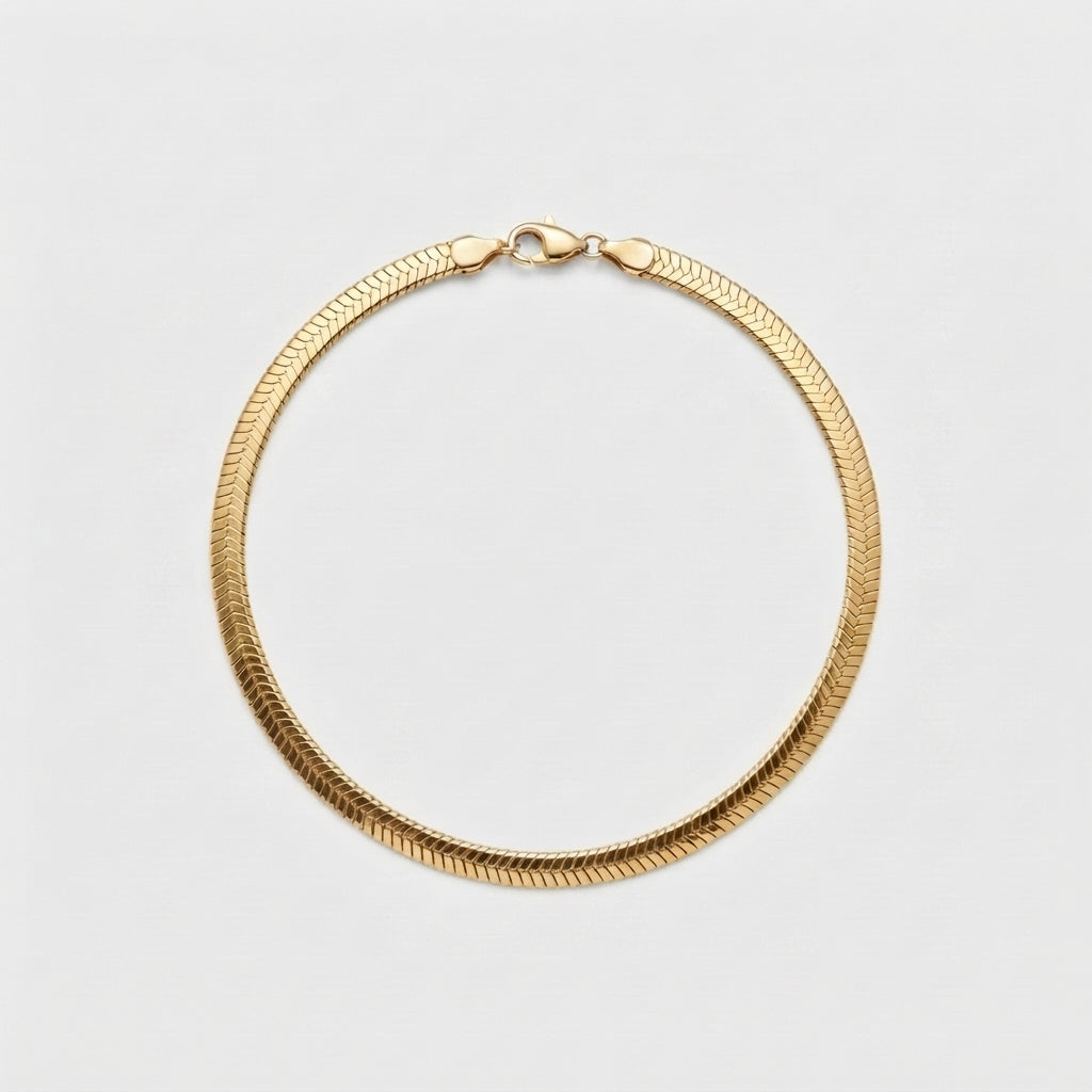Men's Ribbed Chain Bracelet