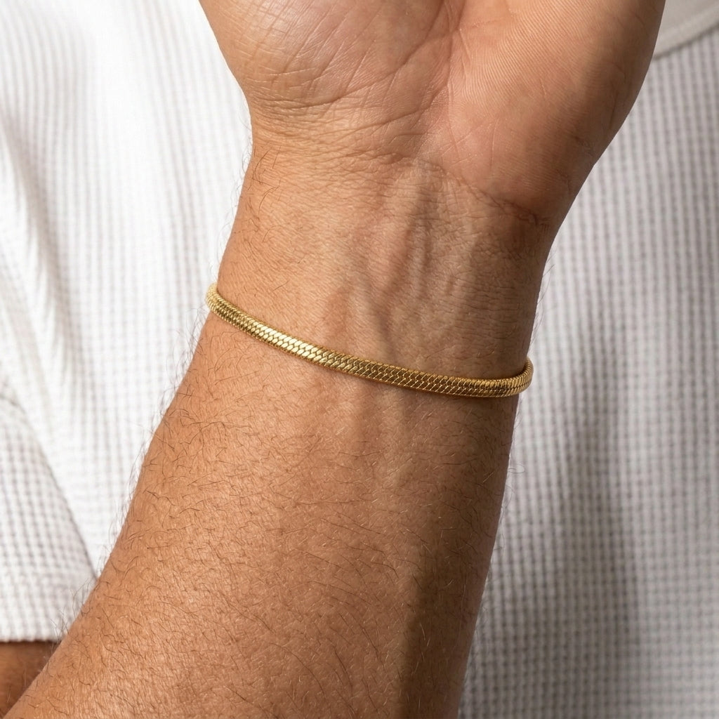 Men's Snake Chain Bracelet