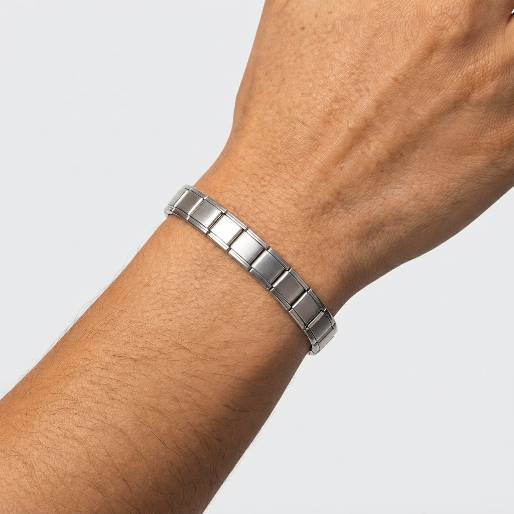 Men's Squared Link Bracelet