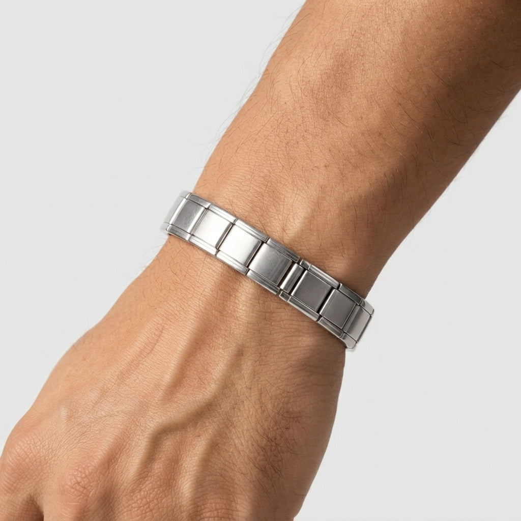 Men's Squared Link Bracelet