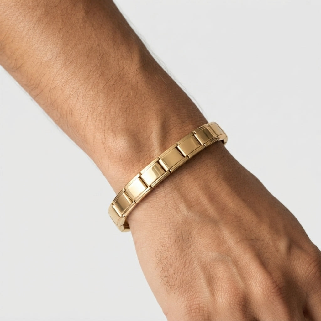 Men's Squared Link Bracelet