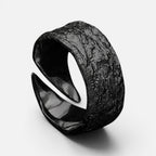 Men's Textured Wrap Ring