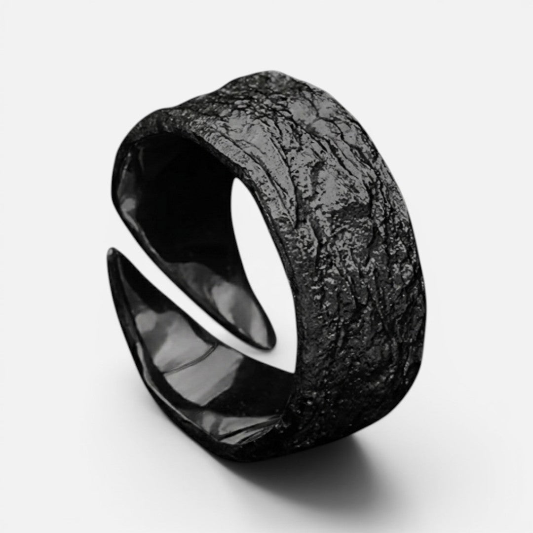 Men's Textured Wrap Ring