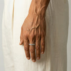 Men's Twisted Crystal Ring