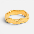 Men's Wavy Band Ring