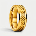 Men's Woven Inlay Ring