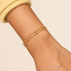 Women's Double-Layer Satellite Chain Bracelet