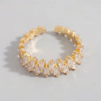 Women's Baguette Crystal Ring