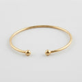 Women's Ball End Open Cuff Bangle