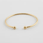 Women's Ball End Open Cuff Bangle