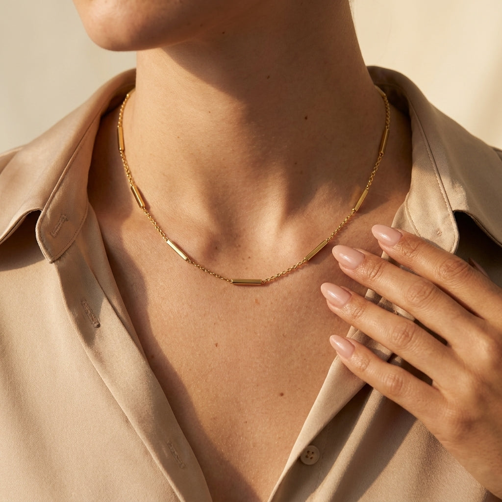 Women's Bar Chain Necklace