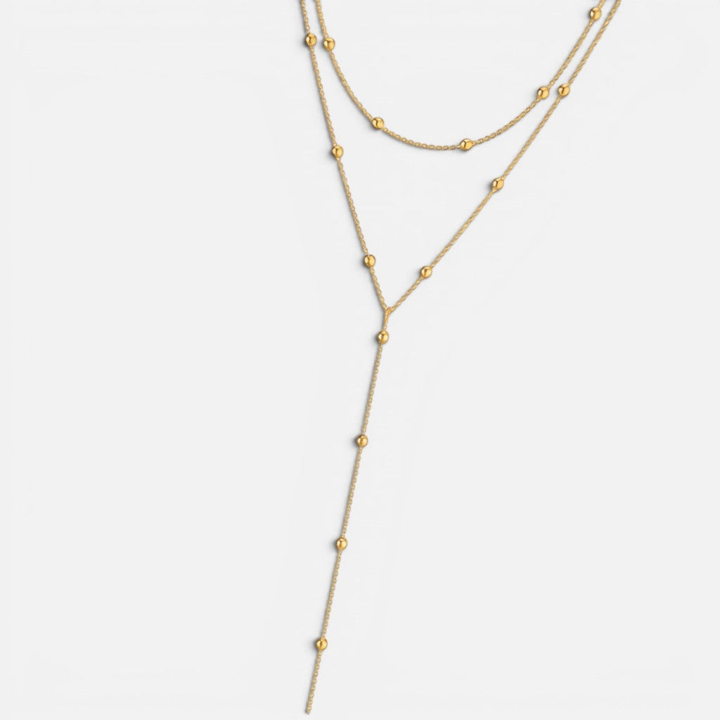 Women's Beaded Lariat Necklace