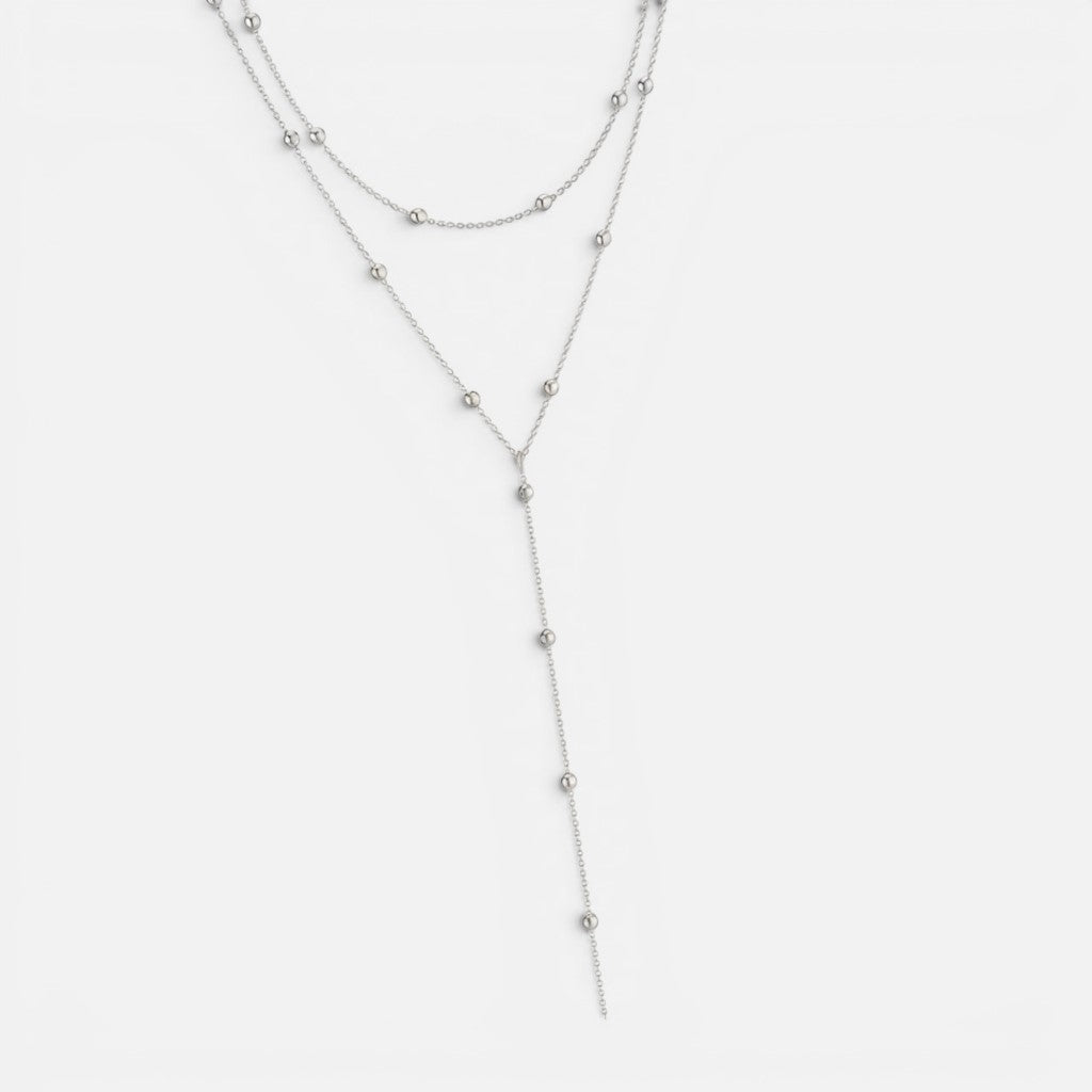 Women's Beaded Lariat Necklace