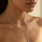 Women's Beaded Lariat Necklace