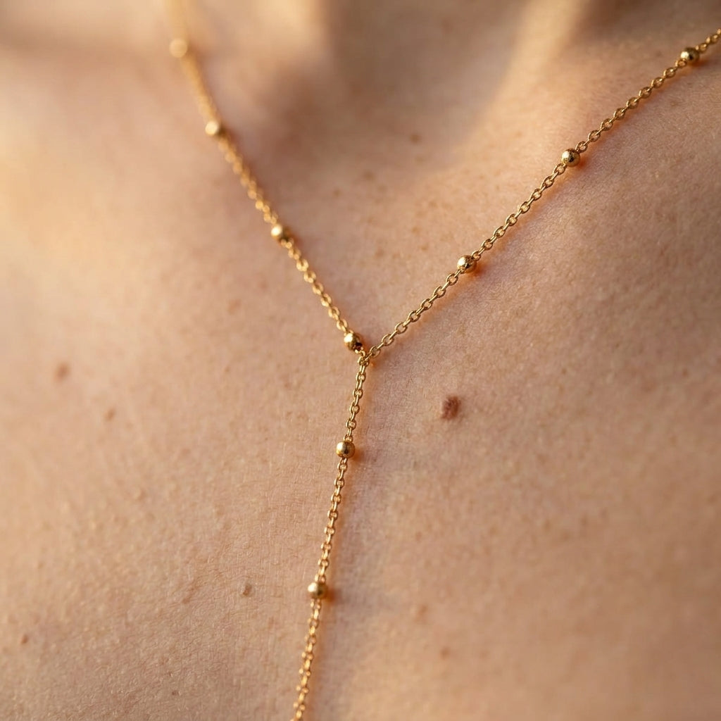 Women's Beaded Y Necklace