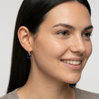 Women's Blue Stone Drop Earrings