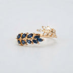 Women's Blue Stone Open Ring