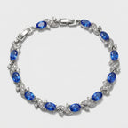 Women's Blue Stone Tennis Bracelet