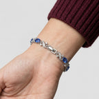 Women's Blue Stone Tennis Bracelet