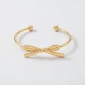Women's Bow Open Cuff Bangle