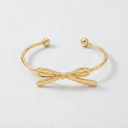 Women's Bow Open Cuff Bangle