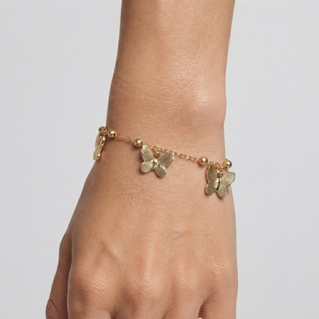 Women's Butterfly Charm Bracelet