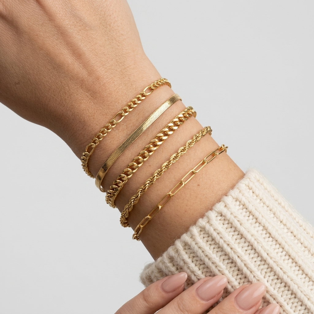 Women's Chain Bracelet Set