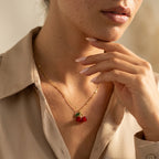 Women's Cherry Pendant Necklace