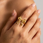 Women's Chunky Bow Ring