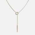 Women's Circle Bar Necklace