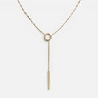 Women's Circle Bar Necklace